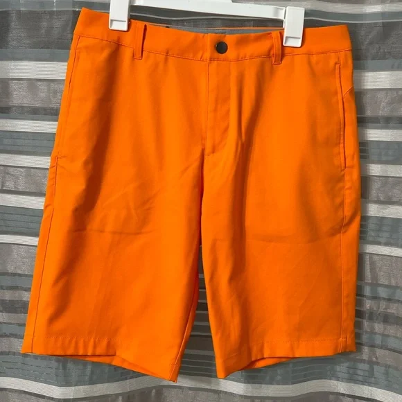 Puma Jackpot Men’s Orange Golf Shorts - Picture 1 of 7